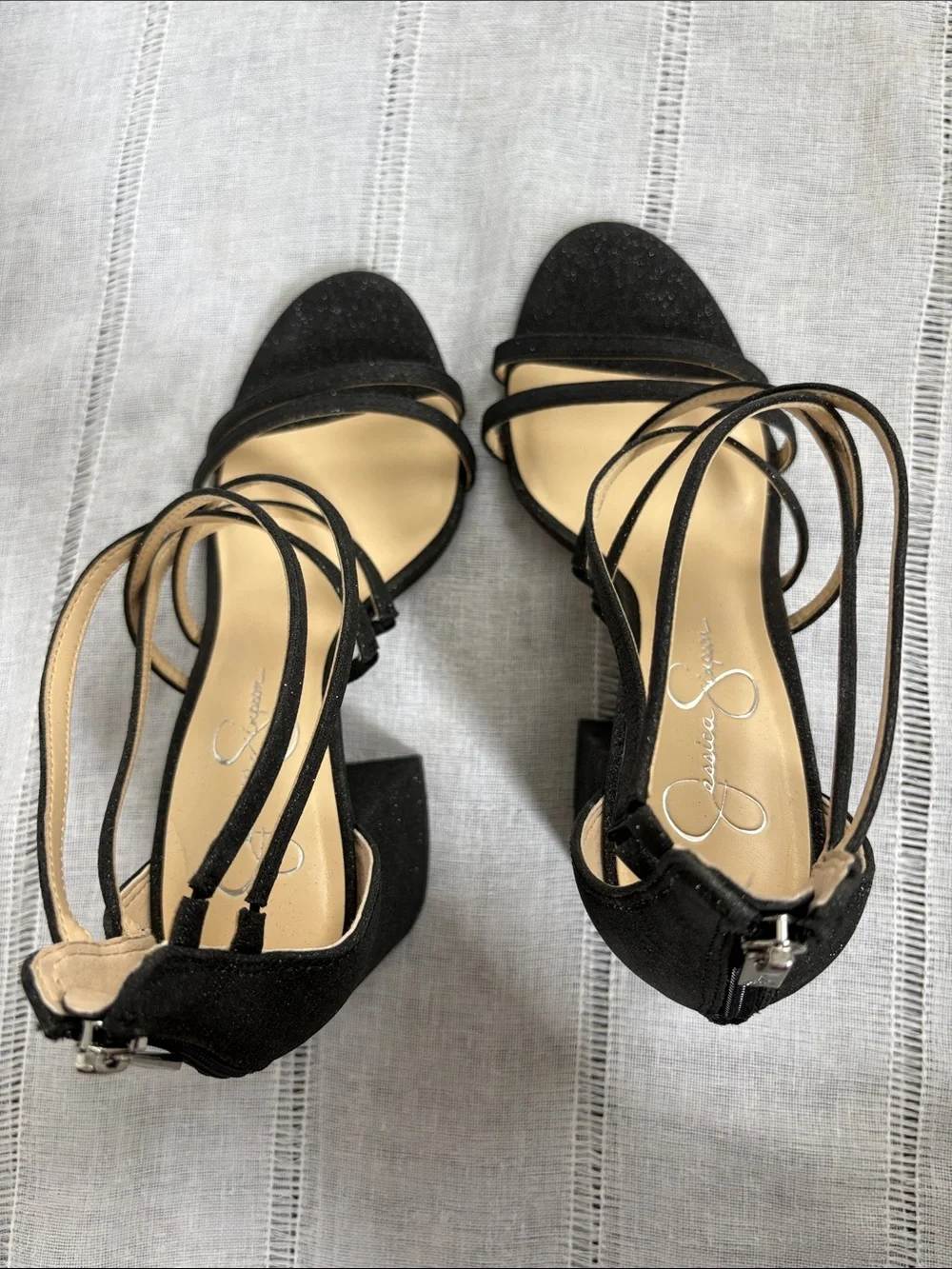 Jessica Simpson “Rasima” Strappy Block Sandal